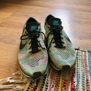 Rainbow Nike Flyknit Racers